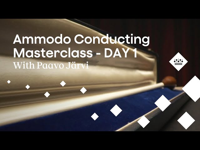 Ammodo Conducting Masterclass 2024 w/ Paavo Järvi - Day 1 | Concertgebouworkest