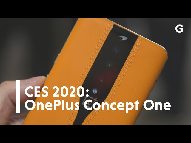 OnePlus' Concept One Focuses More on Design Than the Tech | CES 2020 | Gizmodo