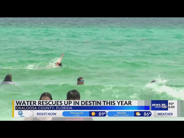 Water rescues on the rise for Destin Beaches