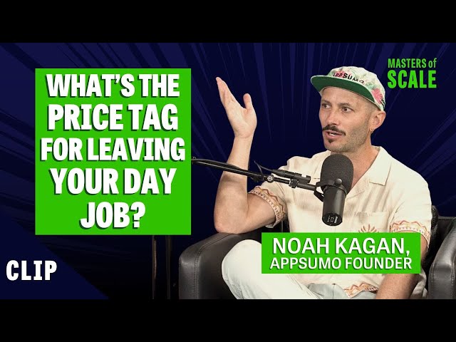 How to turn your side hustle into a thriving business (with @noahkagan) | Masters of Scale