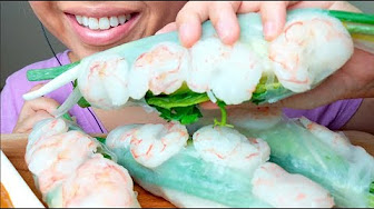 Asmr Shrimp (Spring rolls)