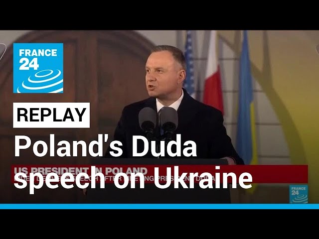 REPLAY: Poland's Duda urges West to support Ukraine • FRANCE 24 English