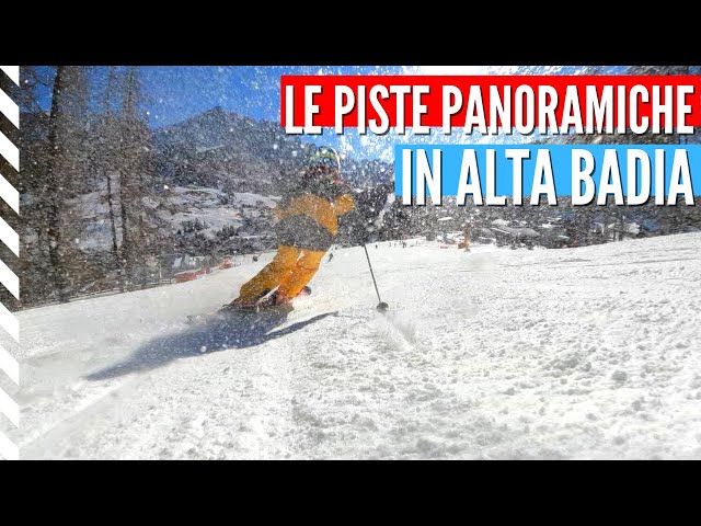 Skiing along the Alta Badia Dolomites most scenic ski routes and slopes