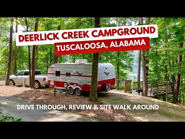 RV Camping at Deerlick Creek Campground in Tuscaloosa, Alabama