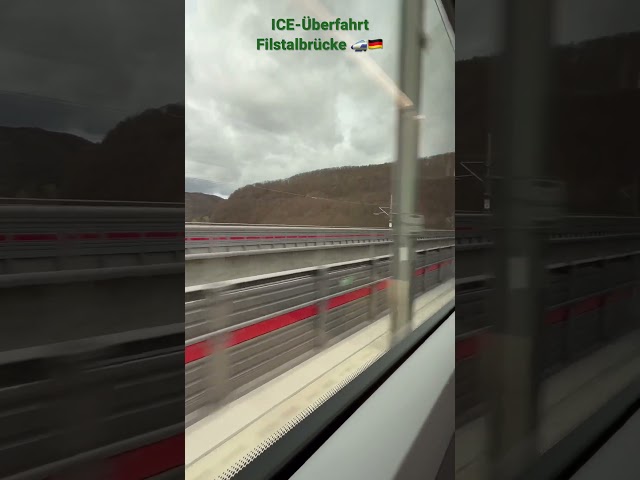 Schnellfahrstrecke Wendlingen - Ulm. ICE 4 - Überfahrt der Filstalbrücke. #Bahn #DeutscheBahn #ICE