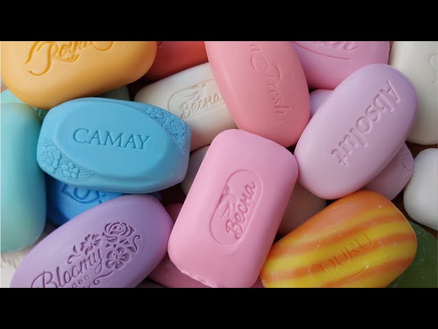 ASMR SOAP HAUL - UNBOXING / UNWRAPPING INTERNATIONAL SOAPS - For Relaxation