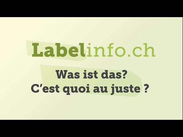 Labelinfo.ch: Was ist das?