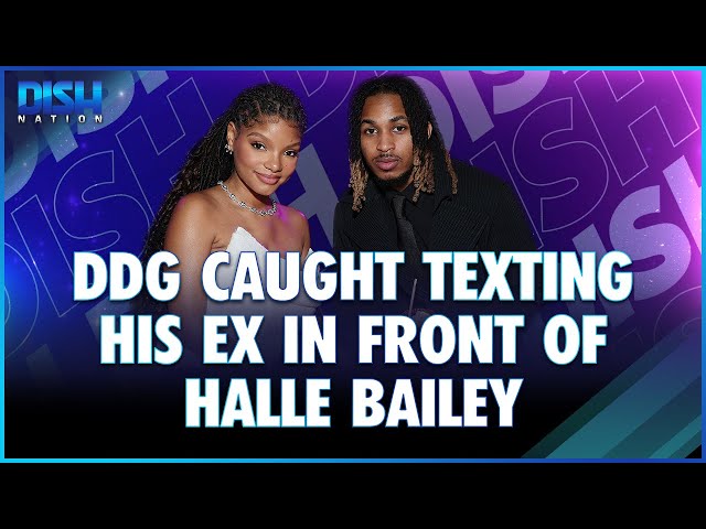DDG Caught Texting His Ex In Front Of Halle Bailey