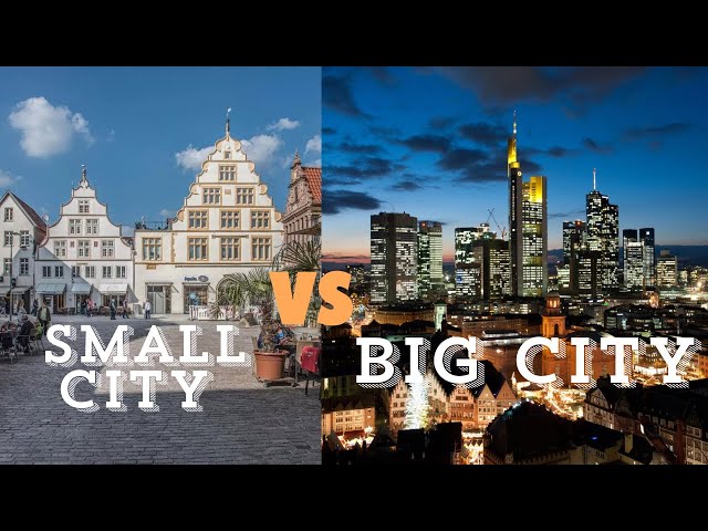 Small city  VS  Big city || Change university from big city to small city || Lemgo