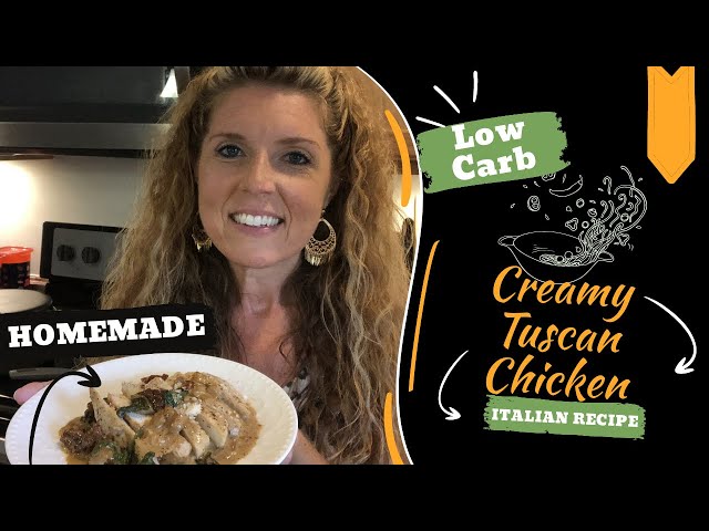 Low Carb Creamy Tuscan Chicken @LoveInfusedKitchen