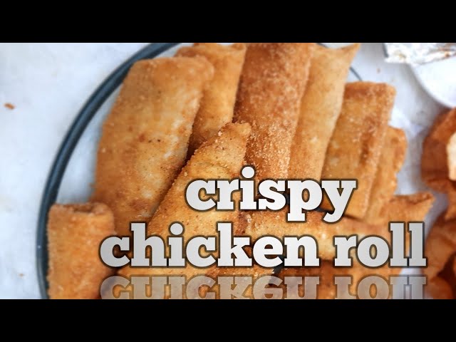 crispy chicken roll || Easy roll recipe by cooking with boby amer