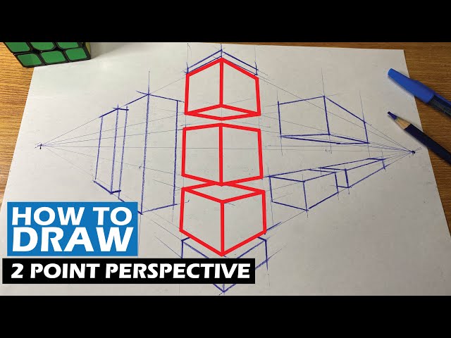 Drawing  2-Point Perspective | For Beginners