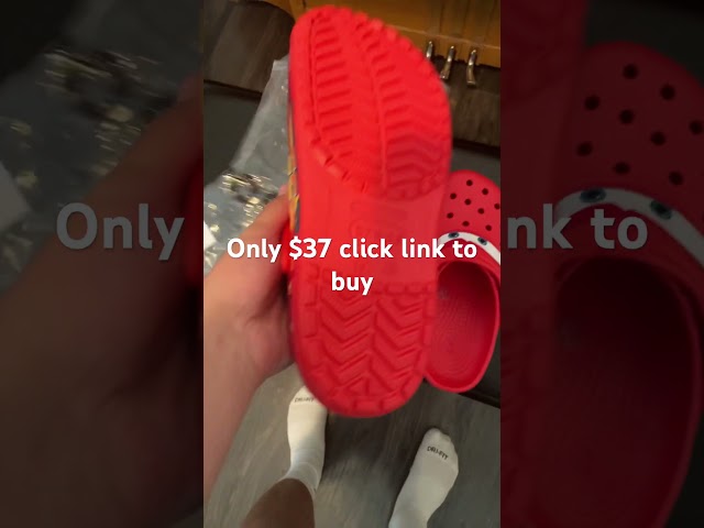 Lightning McQueen Crocs for Cheap only $37 size 8 men’s https://www.ebay.com/itm/387086927806