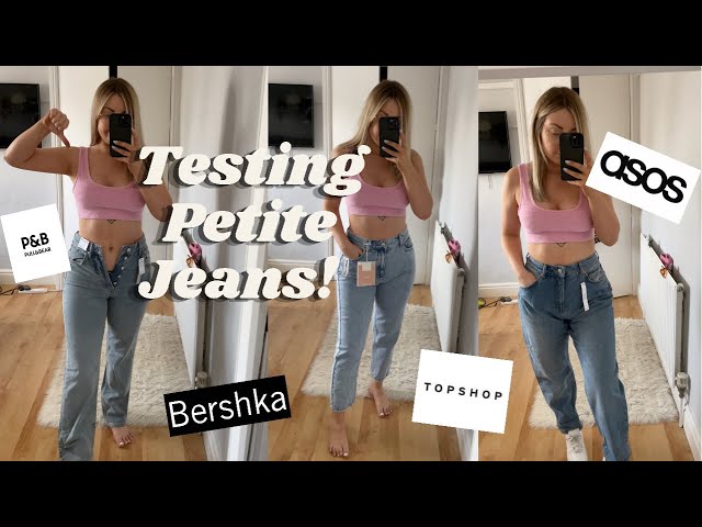 Testing PETITE Jeans Part 2! - Mom Jeans / Baggy Jeans - ASOS TOPSHOP BERSHKA + More!