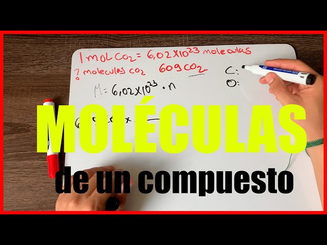 Como calcular las MOLÉCULAS de un compuesto ✅ Muy Fácil