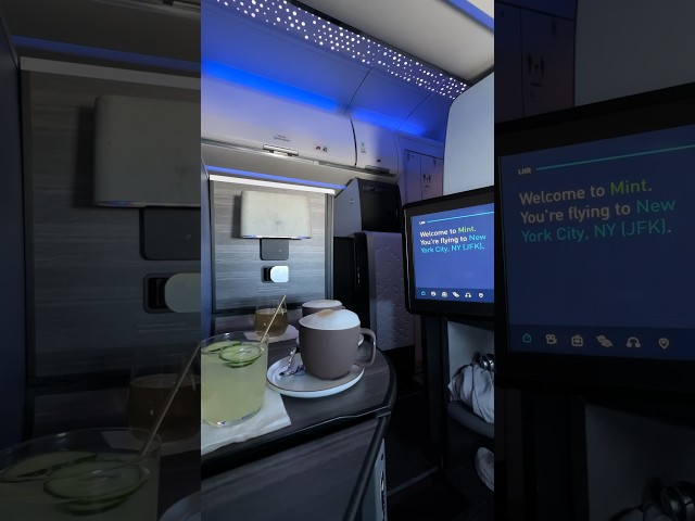 JetBlue’s Airbus A321LR (Long Range) Mint Experience is a whole new level of luxury! #jetblue #mint