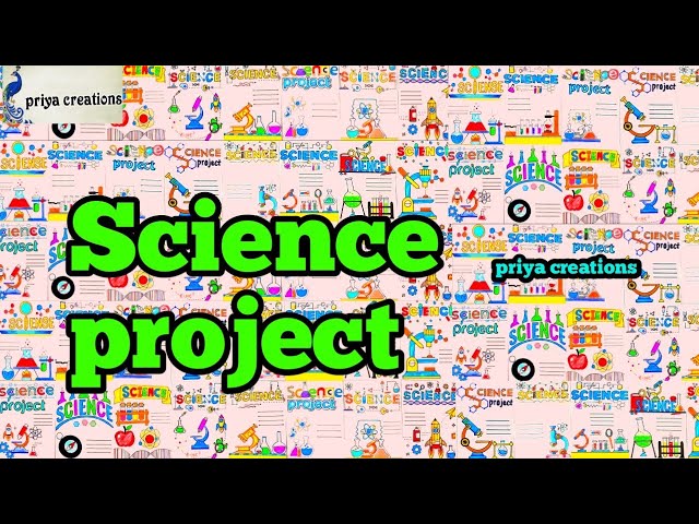 science project | science border design for project | front page decoration for science notebook