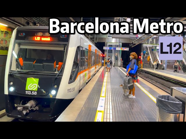 ⁴ᴷ⁶⁰ Exploring Barcelona Metro Line L12