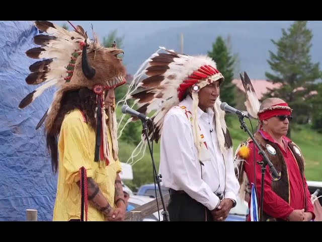 Indigenous tribes honor birth of a rare white buffalo calf in Yellowstone at sacred ceremony