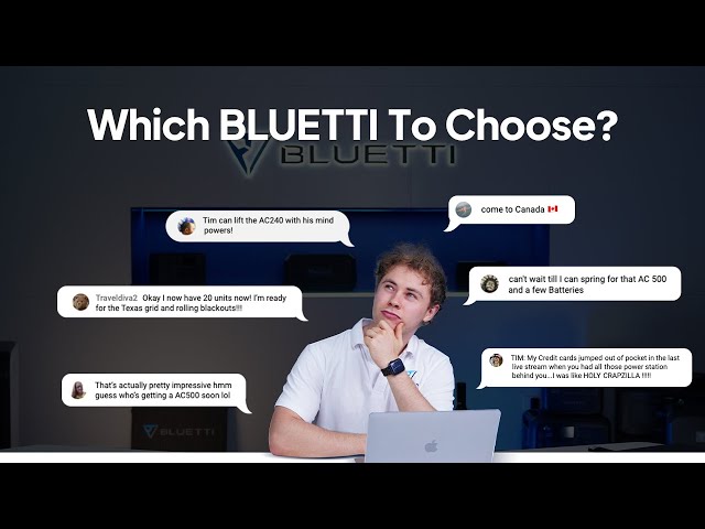 BLUETTI LIVE: Choosing the Best BLUETTI Power Station for Your Needs! ⚡️