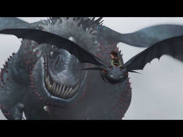 How to Train Your Dragon (2010)  - Toothless Vs Red Death Battle Scene