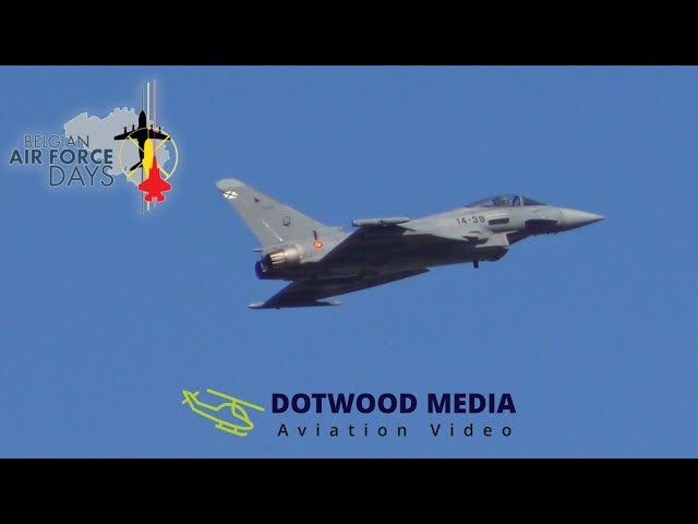 Belgian Air Force Days 2023 - Eurofighter Typhoon demo (Spanish Air Force)