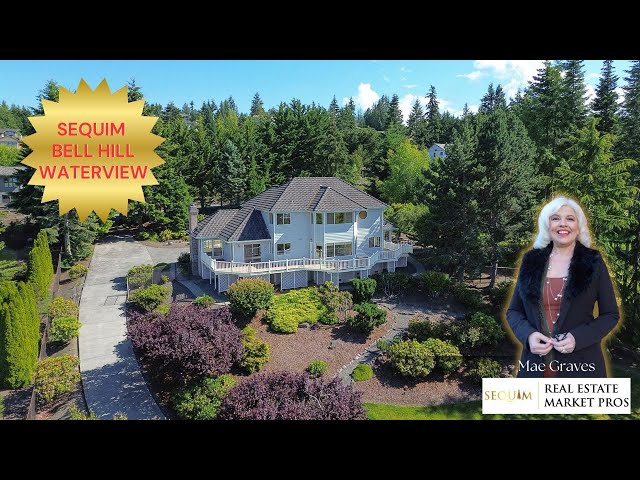 Beautiful Bell Hill Water View Home On 1.25 Acres - For Sale Sequim WA