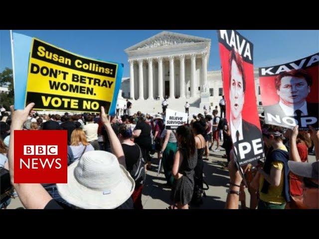 Brett Kavanaugh: Supreme Court protests rock Capitol Hill - BBC News