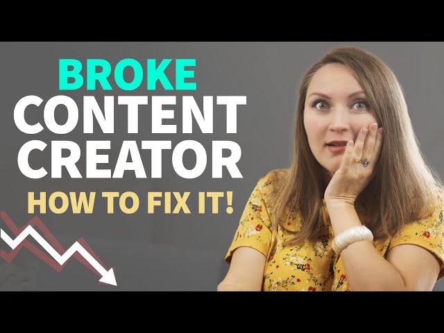 Why Content Creators Stay Broke & How To Fix It ❌👨‍💻😱 #shorts