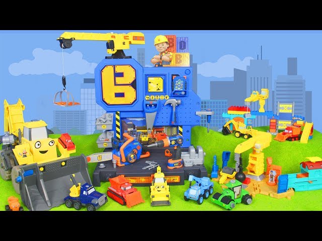 Bob der Baumeister Spielzeugautos, Bagger, Lastwage & Kran Video für Kinder auf deutsch