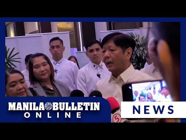 Marcos on Dutertes' political plans : It's a free country, they're allowed to do what they want