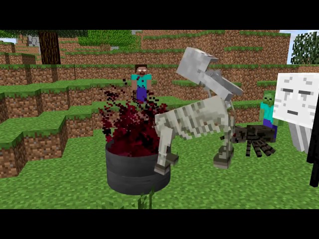 Monster School: Chemical reaction - Funny Minecraft Animaion