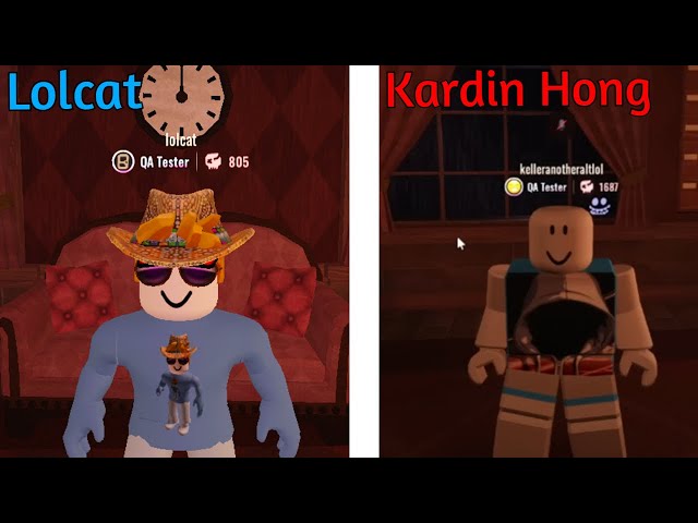 I played with Lolcat and Kardin Hong... (Roblox Doors)