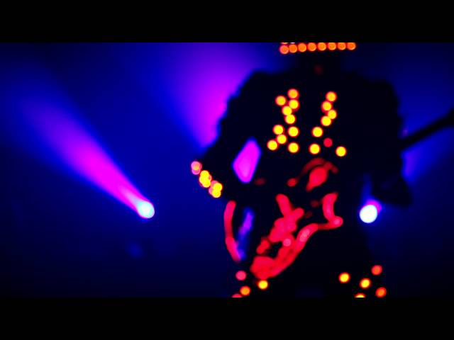 Kid builds Iron Man 3 light suit and LED guitar! Remix Iron Man Theme and AC/DC - The Haygoods