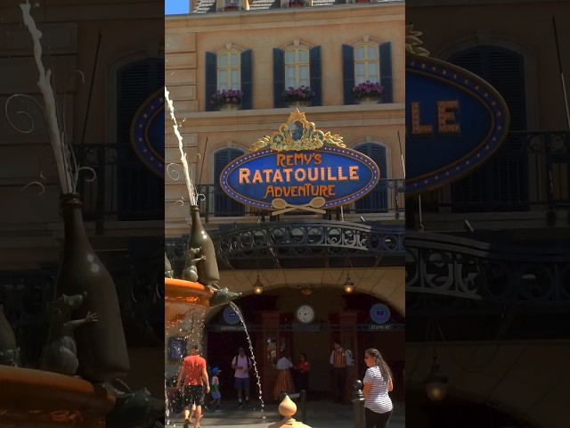 Ratatouille ride at Epcot! #shorts