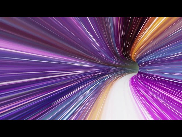 Fast Moving Colored Tunnel Background Video - Motion Graphics Animated Background