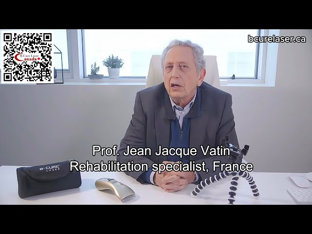 Prof. Jean Jacque Vatin, rehabilitation specialist：B Cure Laser innovative home care medical device