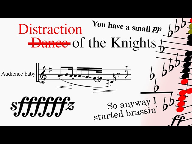 Dance of the Knights but all the musicians have ADHD.
