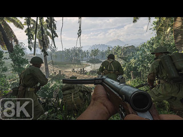 The Pacific War 1943 (Battle of Piva Forks)  Call of Duty Vanguard - 8K