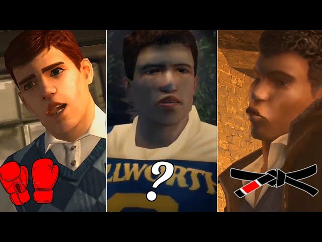 Which Types of Sports Likes Characters from Bully | Sports That Use Characters from Bully