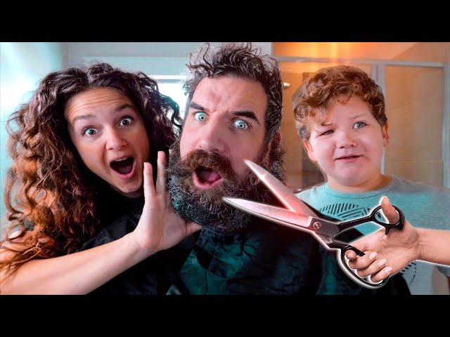 Dad Shaves Beard | Kids Surprise Reactions 😱