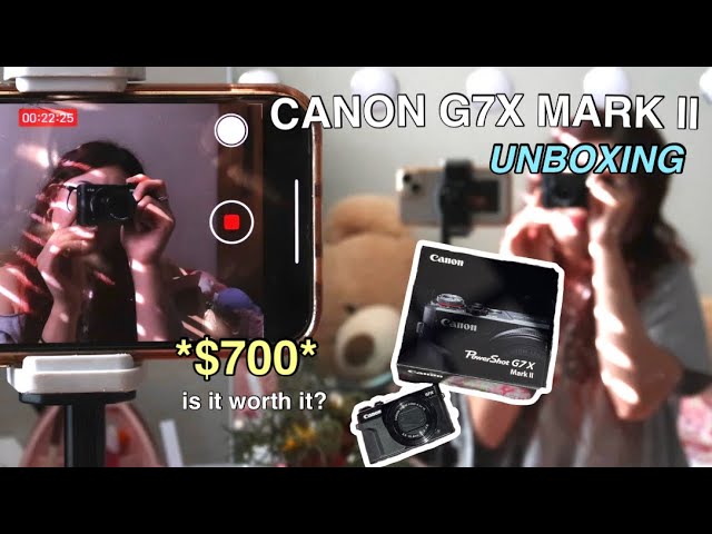 CANON G7X MARK II UNBOXING/REVIEW + comparison to iPhone