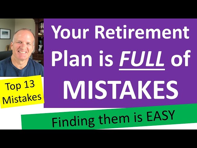 Shocking Retirement Planning mistakes everyone is making -- Retirement errors