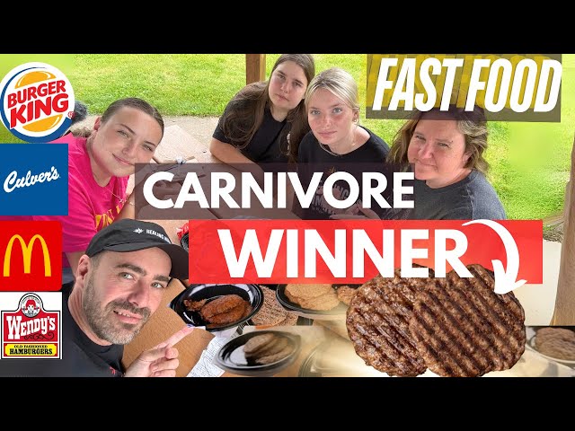 BEST Carnivore Fast Food- Showdown! Carnivore Taste Test 🍔
