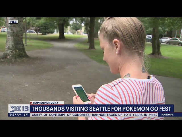 Thousands visit Seattle for an exclusive Pokemon Go Fest | FOX 13 Seattle