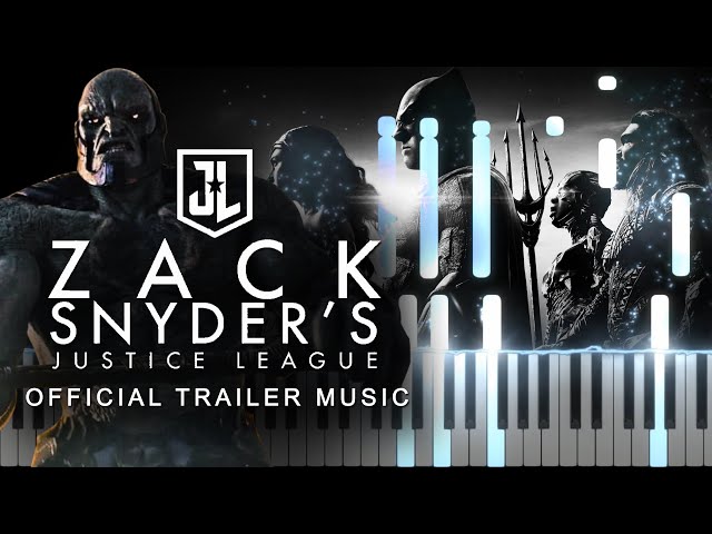"Hallelujah" - Justice League: The Snyder Cut Official Trailer Music (Synthesia Piano Tutorial)