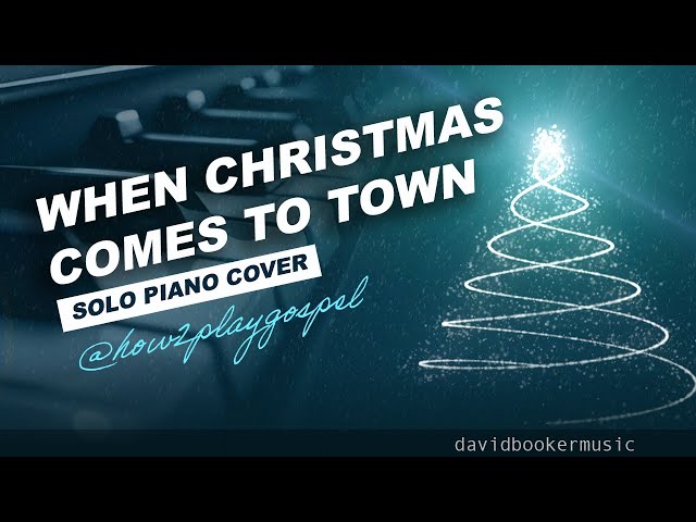 Magical Holiday Melodies 🎹 When Christmas Comes to Town  - Piano Cover