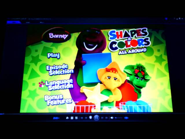 Barney- Shapes & Colors All Around