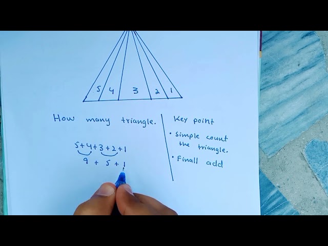 How to find a triangle || triangle diagram ||