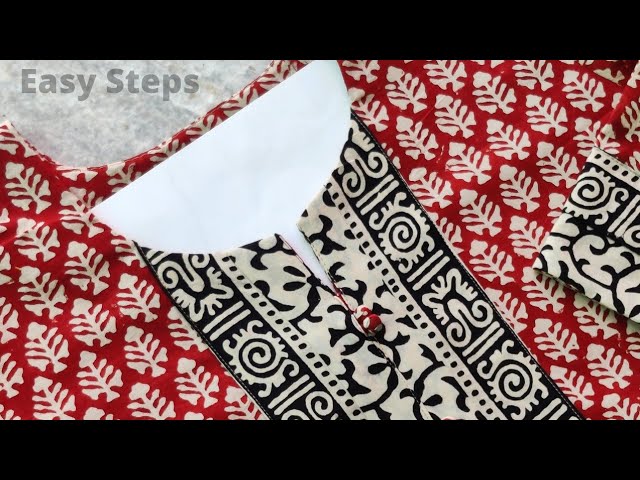 For Beginners Very Easy Kurti Front Neck Design /Cutting and Stitching